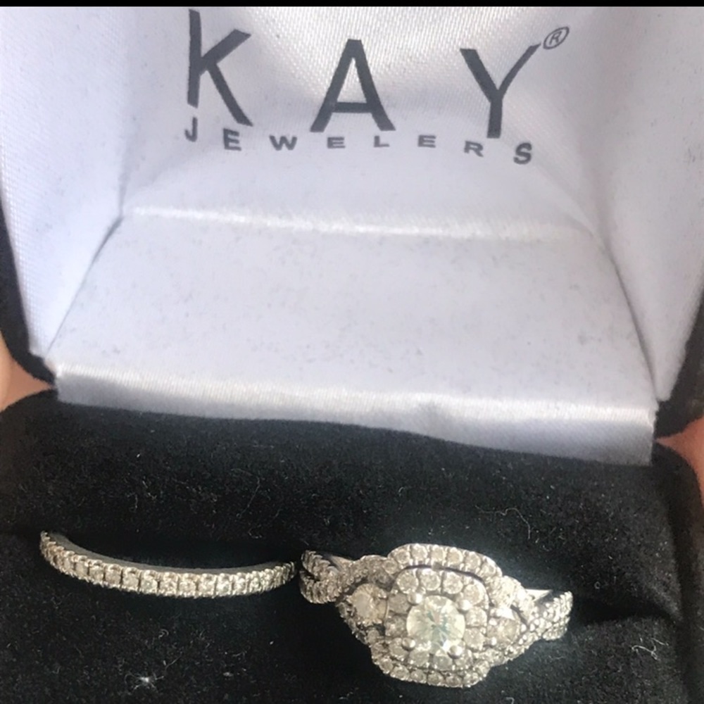 🛍ONE DAY SALE🛍💍‼️DIAMOND RING WEDDING SET‼️💍
